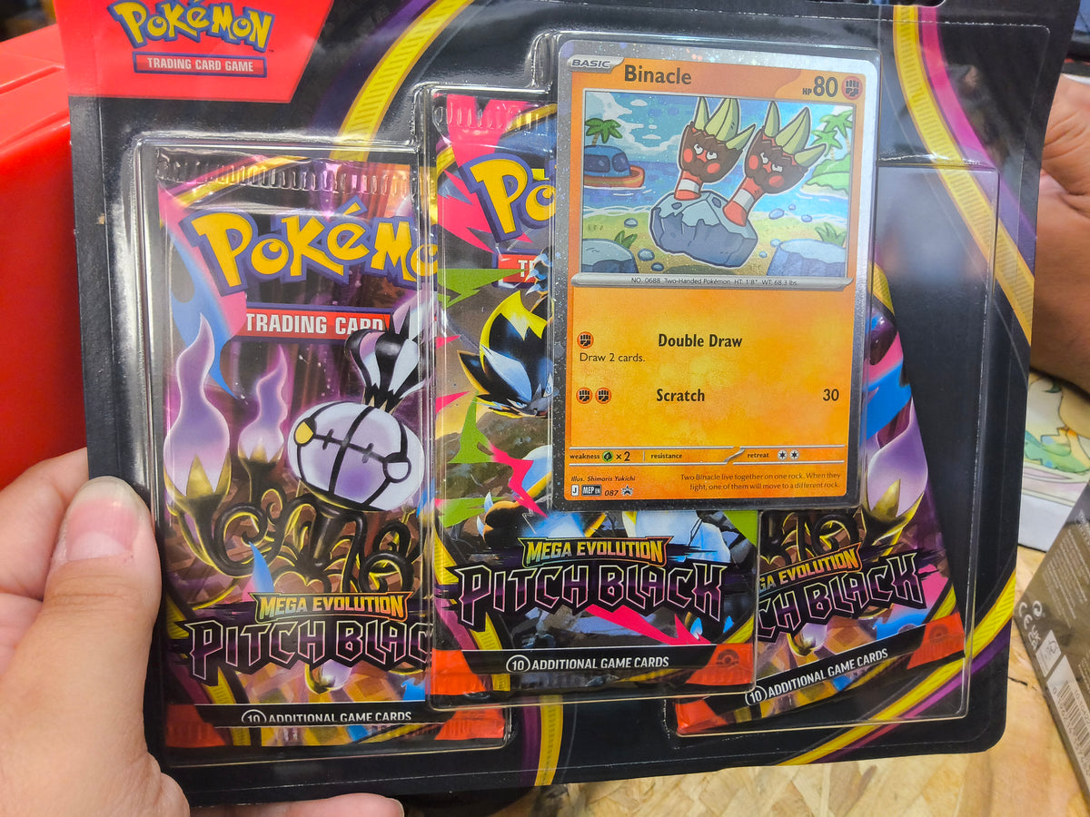 Pitch Black 3 Pack Blister Pack