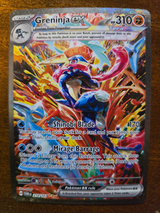 Greninja Ex 214/167 TM Holofoil NM