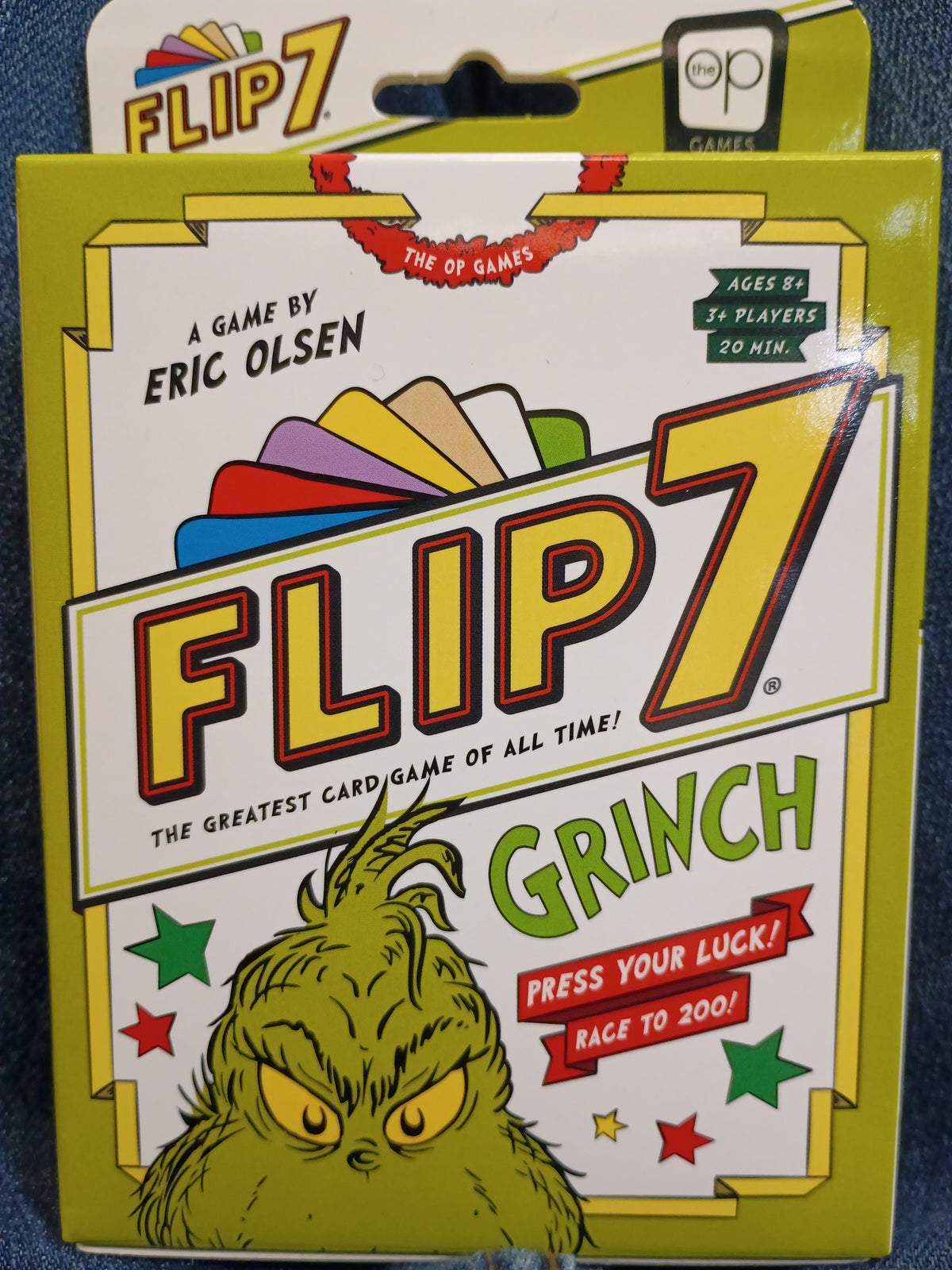 Dr. Seuss The Grinch Flip 7 card Game