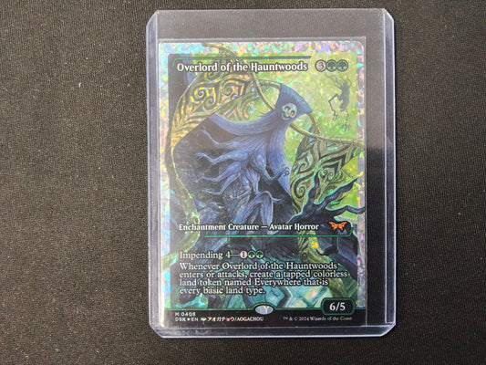 Overlord Of The Hauntwoods M 0405 Duskmourn: House Of Horror Showcase Fracture Foil NM