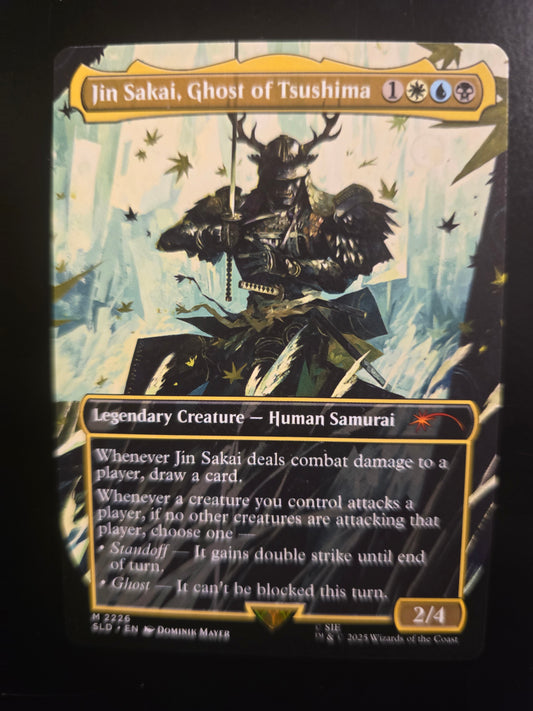 Jin Sakai, Ghost Of Tsushima M 2226 Secret Lair Drop Series Borderless Normal NM