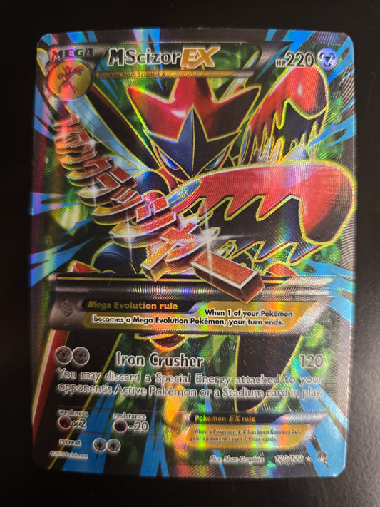 M Scizor Ex (Full Art) 120/122 XY BREAKpoint Holofoil LP