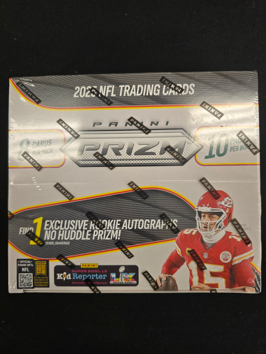 2025 Panini NFL Prizm No Huddle Box (10 Packs)