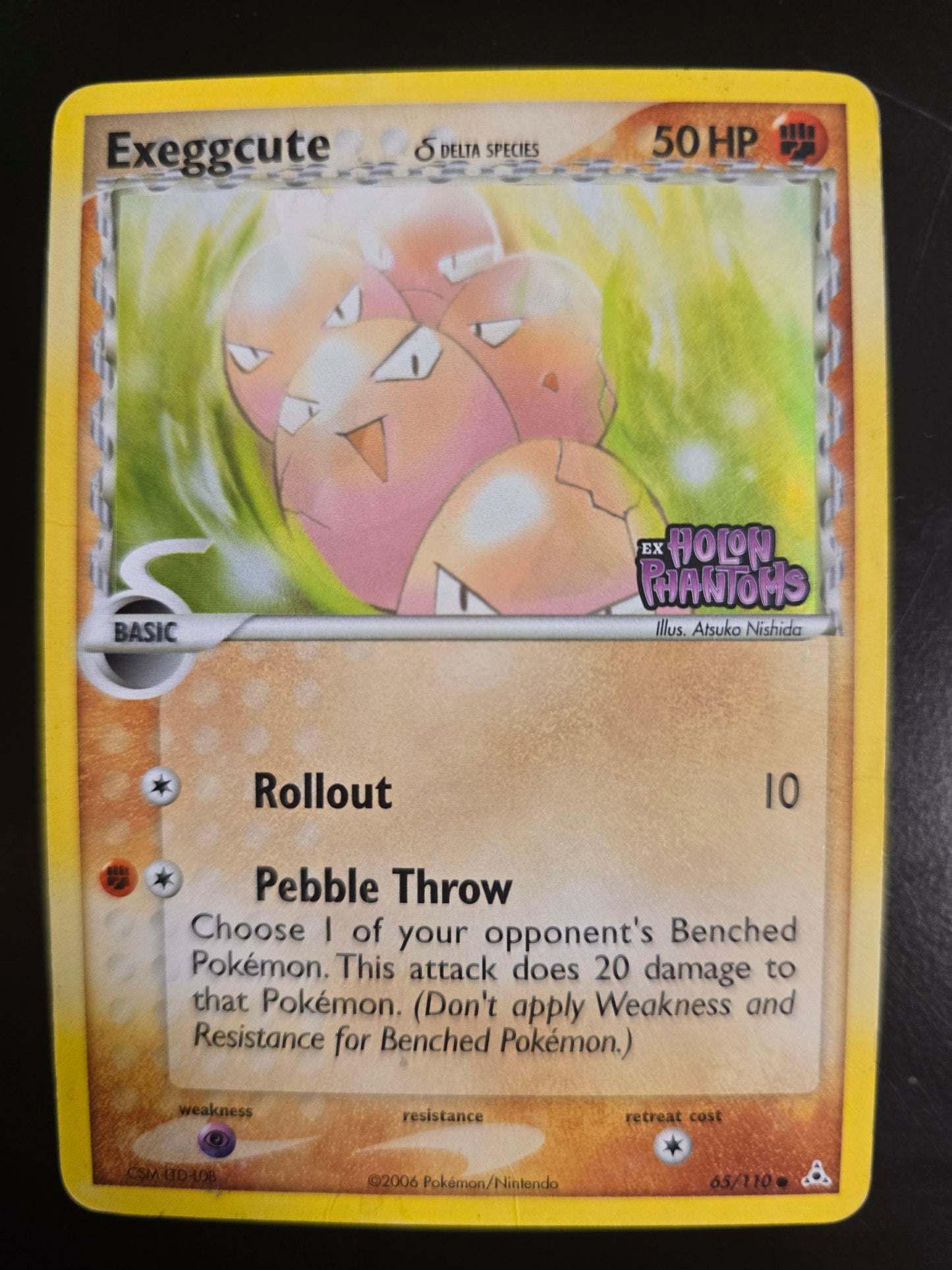 Exeggcute (Delta Species) 65/110 Holon Phantoms Reverse Holofoil MP