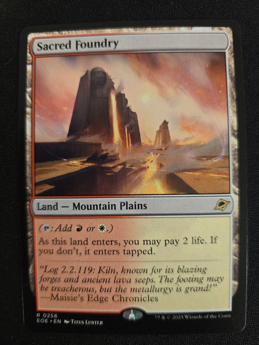 Sacred Foundry R 0256 Edge Of Eternities Normal NM