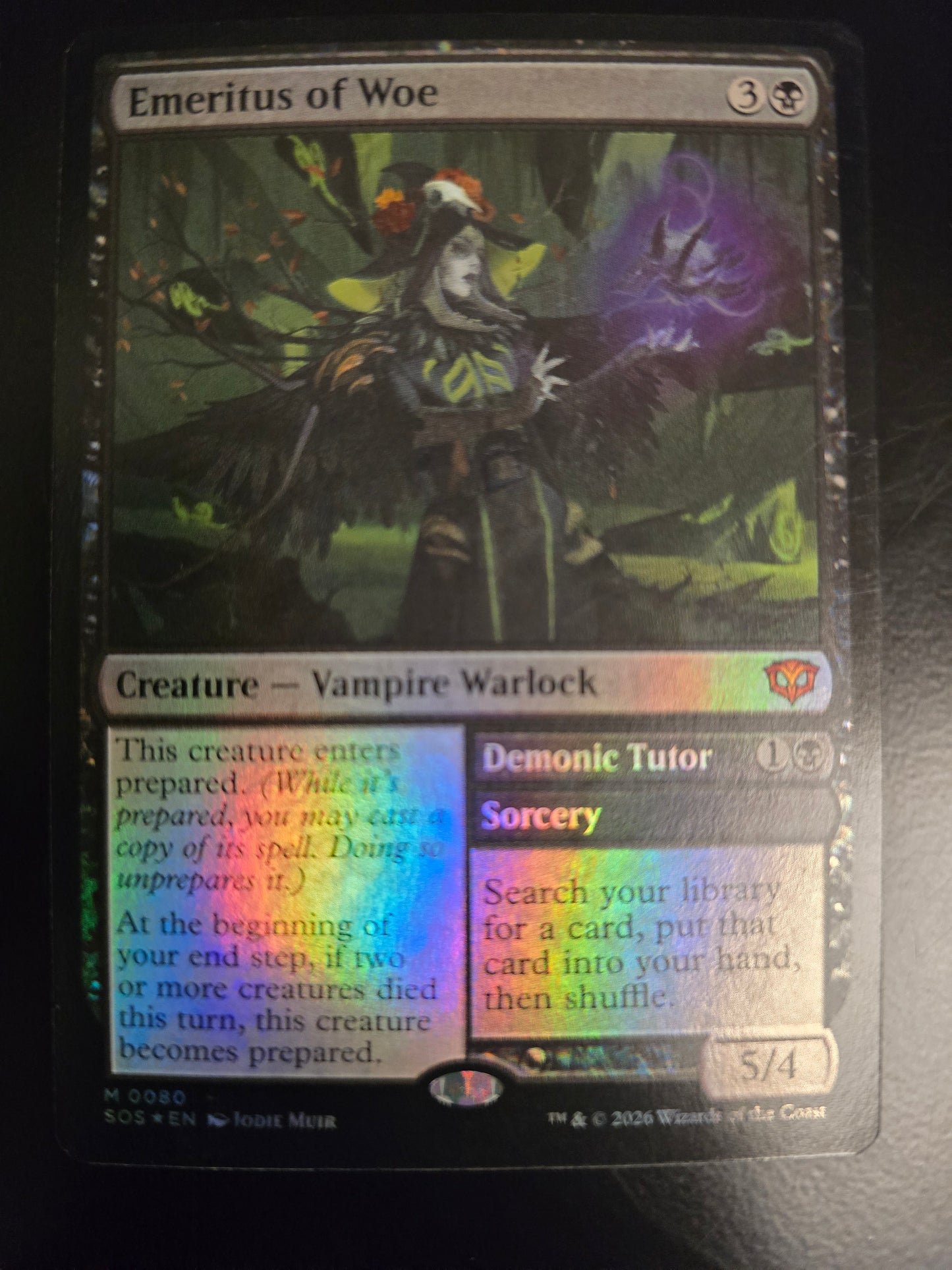 Emeritus Of Woe M 0080 SOS Foil NM