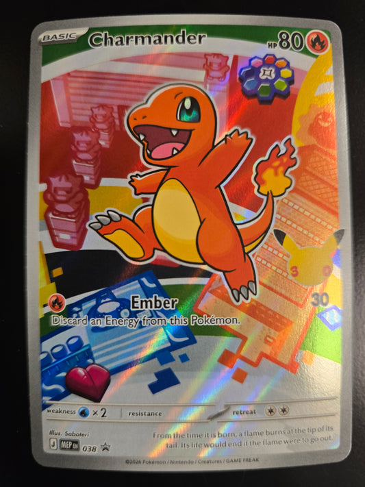 Charmander 038 Mega Evolution Promo Holofoil NM