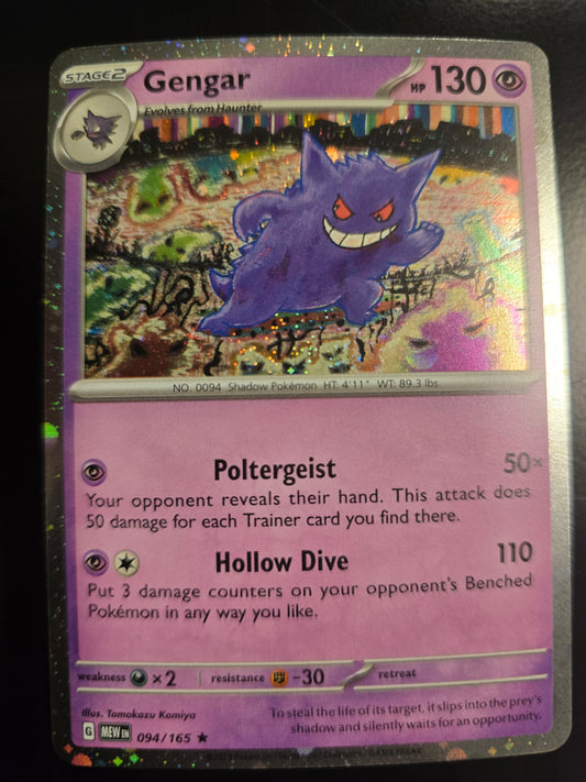 Gengar 094/165 Misc. Cards & Products Cosmos Holofoil NM