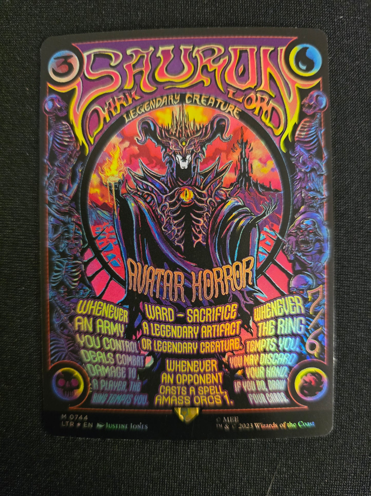 Sauron, The Dark Lord M 0744 Universes Beyond: TLOTR: Tales Of Middle-Earth Borderless Poster NM