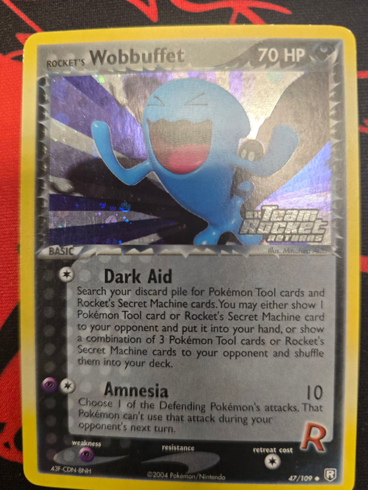 Rocket's Wobbuffet 47/109 Reverse Holofoil NM