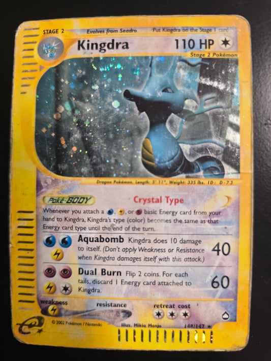 Kingdra 148/147 Aquapolis Holofoil DMG