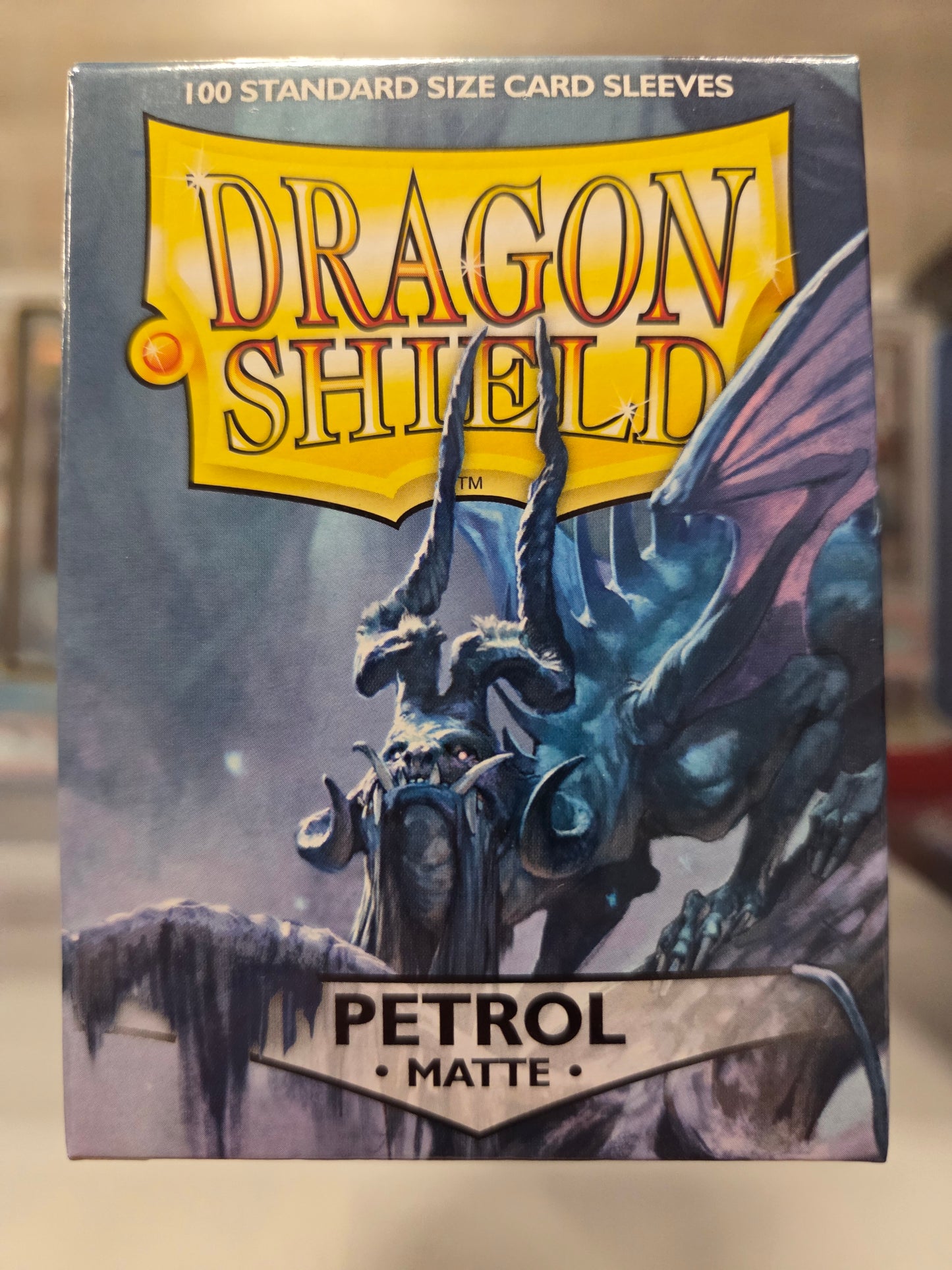 Dragon Shield 100 Card Sleeves. Color Petrol