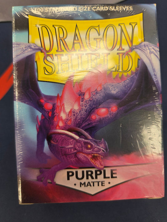 Dragon Shield 100 Matte Sleeves Purple