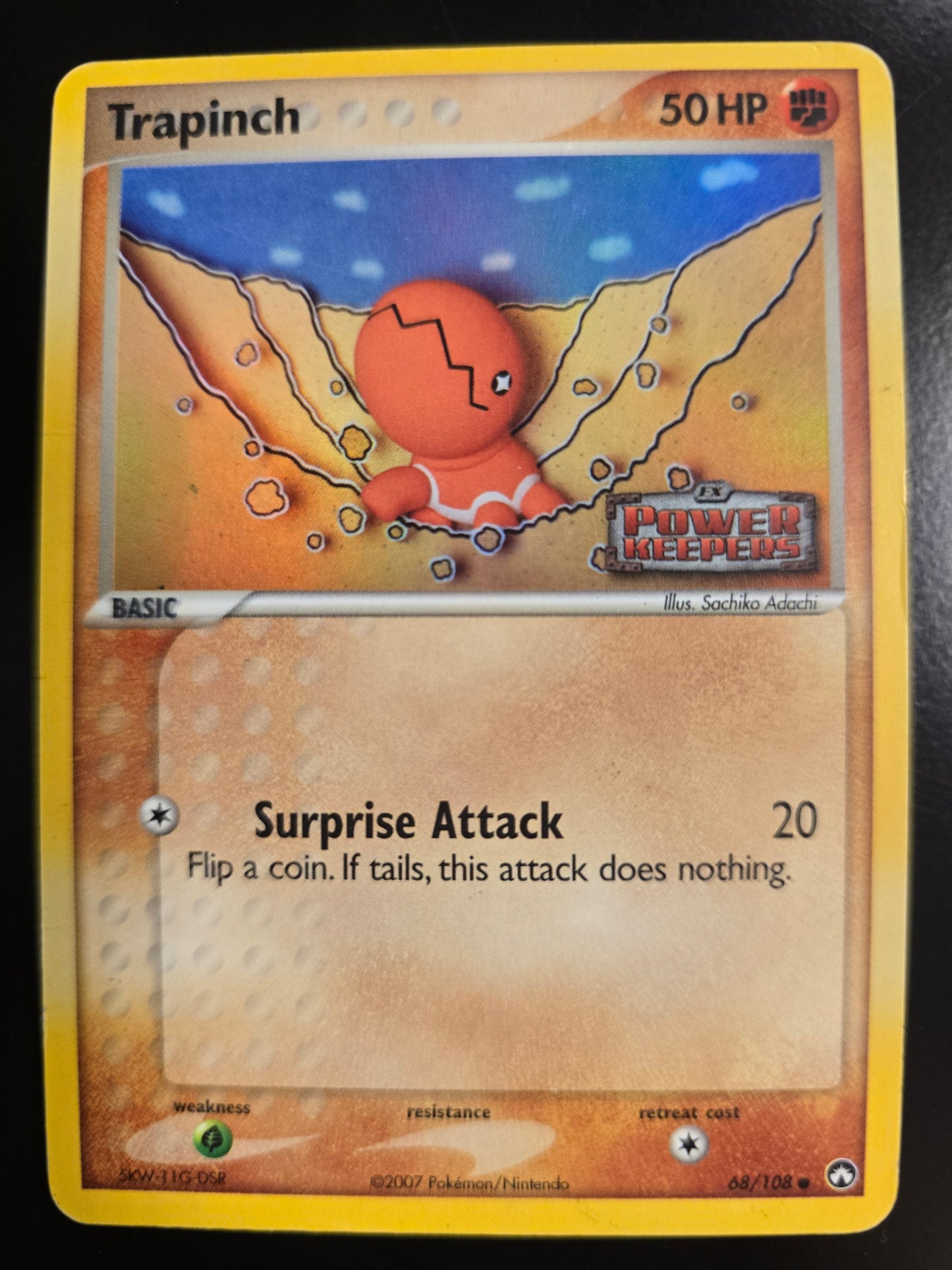 Trapinch 68/108 Power Keepers Reverse Holofoil MP