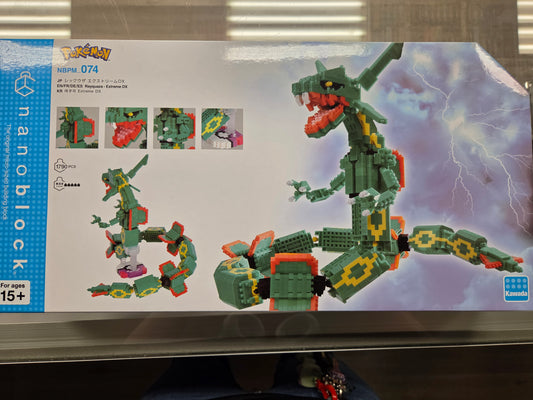 Nanoblock Pokémon - Rayquaza - Extreme DX build set