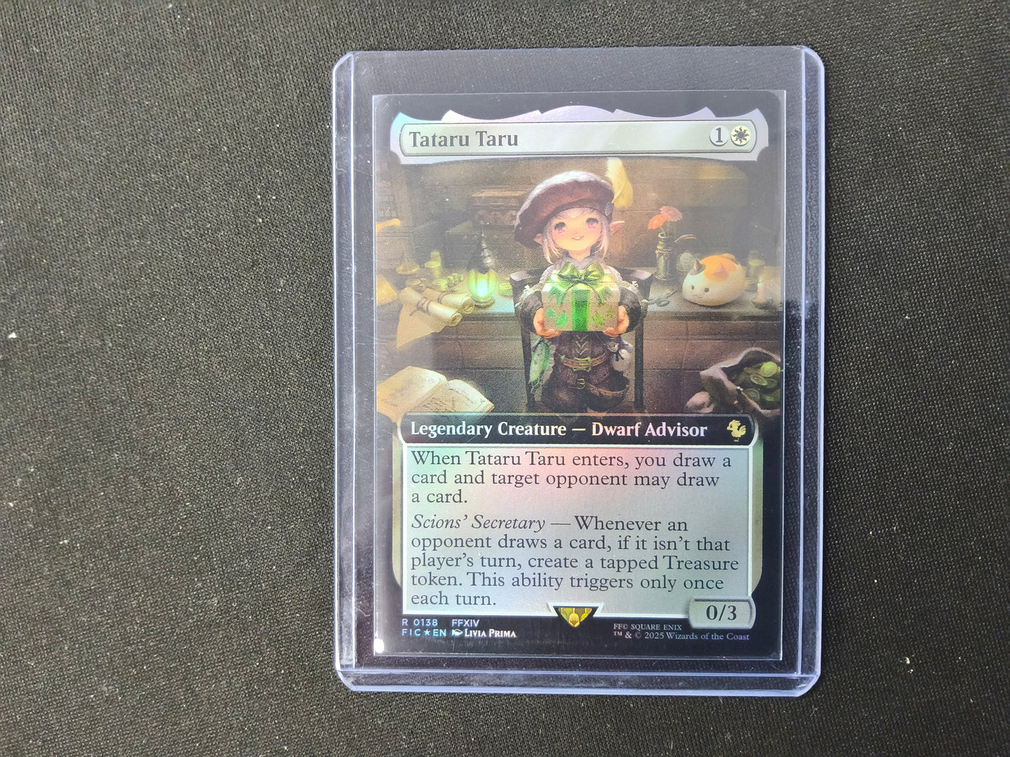 Tataru Taru R 0138 Commander: Final Fantasy Extended Art Foil NM at Emerald Market Alamogordo, New Mexico	

