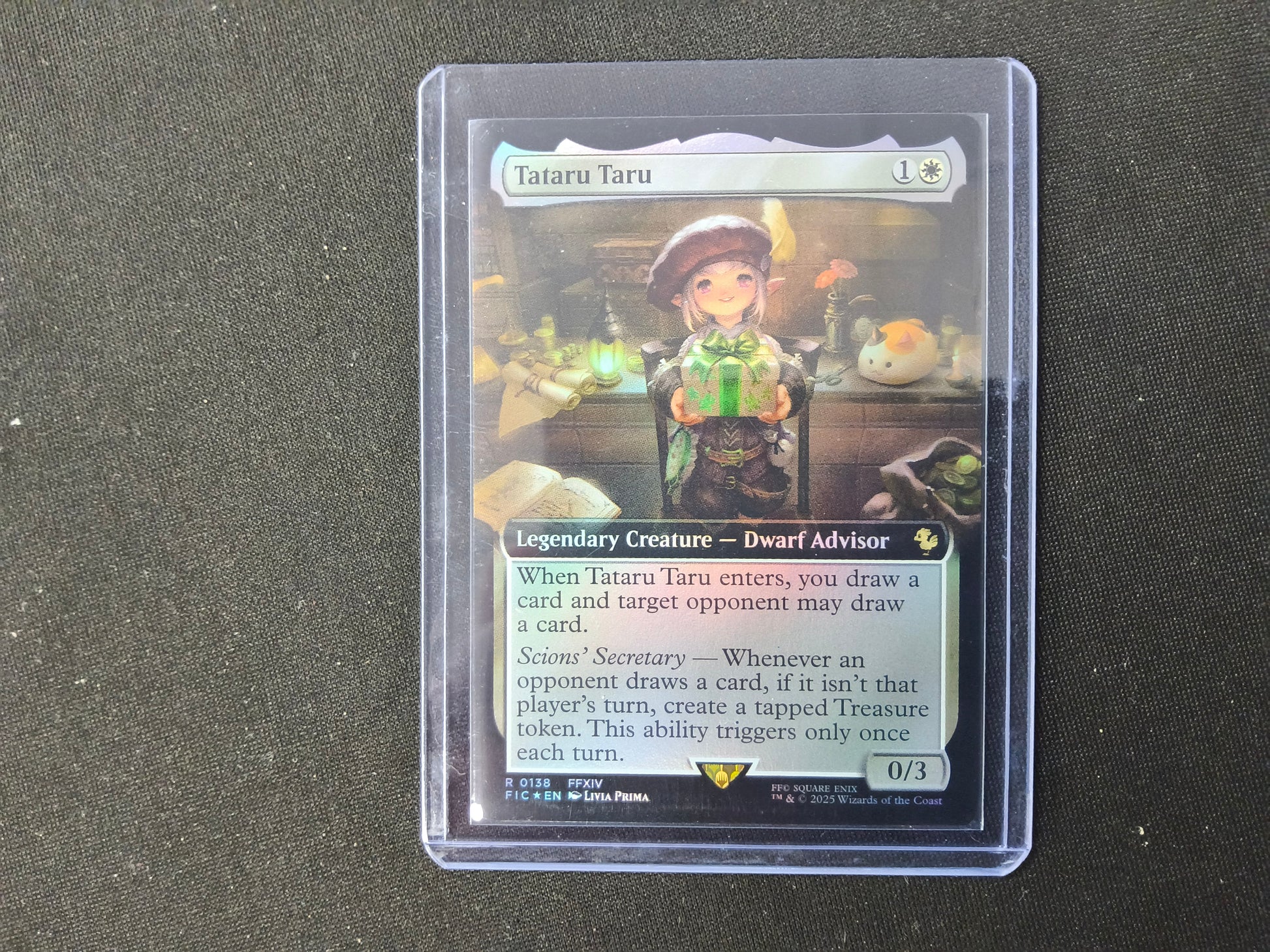 Tataru Taru R 0138 Commander: Final Fantasy Extended Art Foil NM at Emerald Market Alamogordo, New Mexico	
