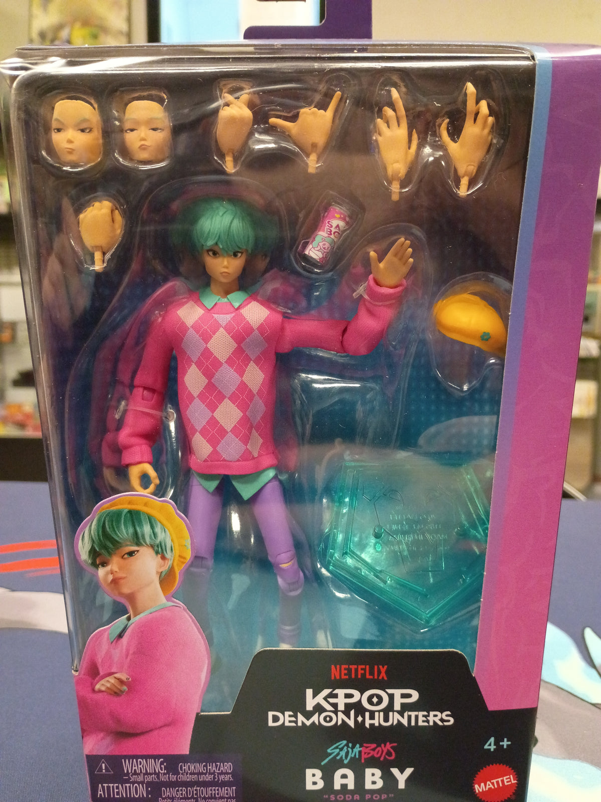 Mattel K-Pop Demon Hunters SajaBoys Baby Posable action figure