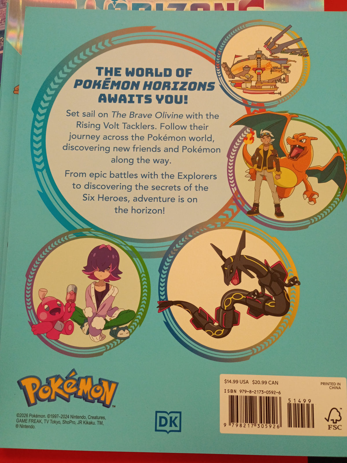 Pokemon Horizons The Series Visual Companion Guide Book