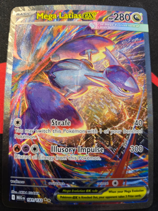 Mega Latias Ex 181/132 Mega Evolution Holofoil NM