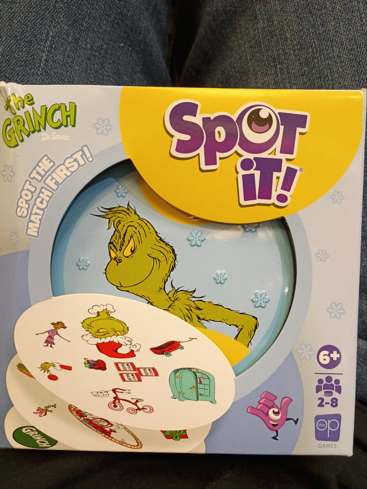 Dr.Seuss The Grinch Spot It Game