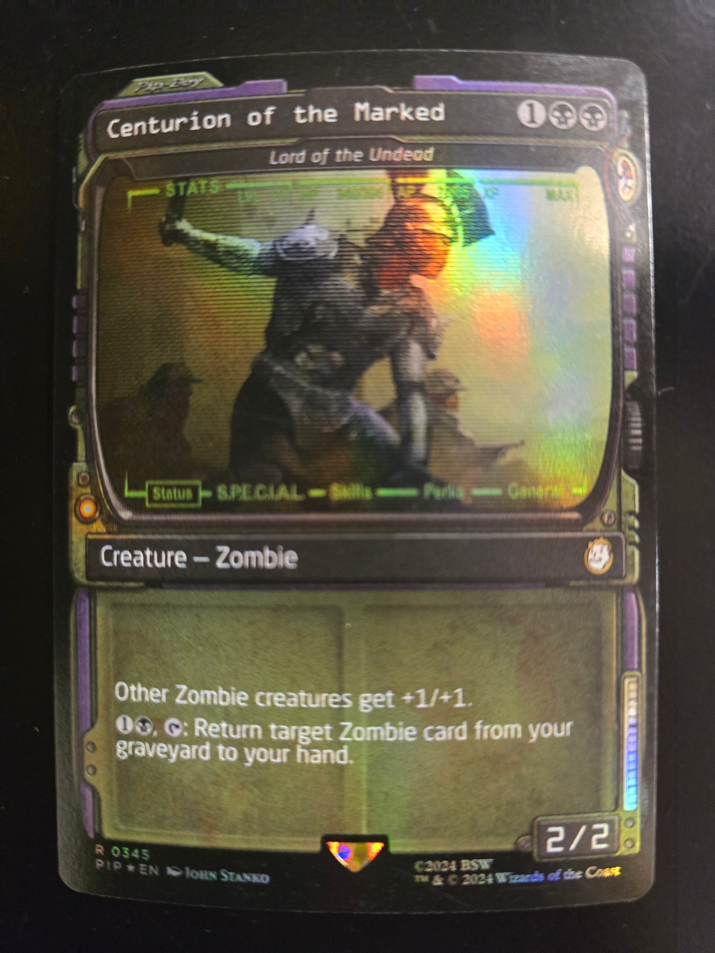 Centurion Of The Marked - Lord Of The Undead R 0345 Universes Beyond: Fallout Showcase Foil NM