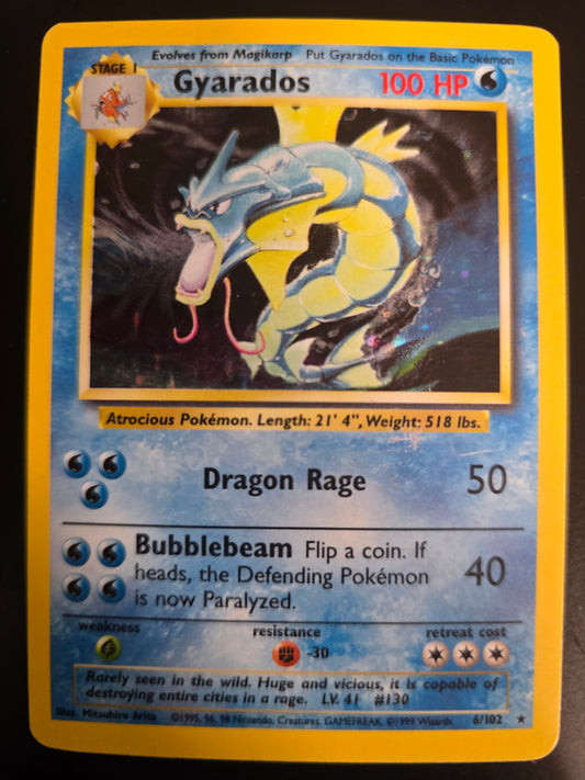 Gyarados 6/102 Base Set 2 Holofoil MP