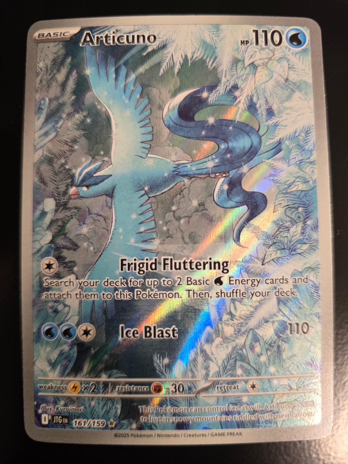 Articuno 161/159 Journey Together Holofoil NM