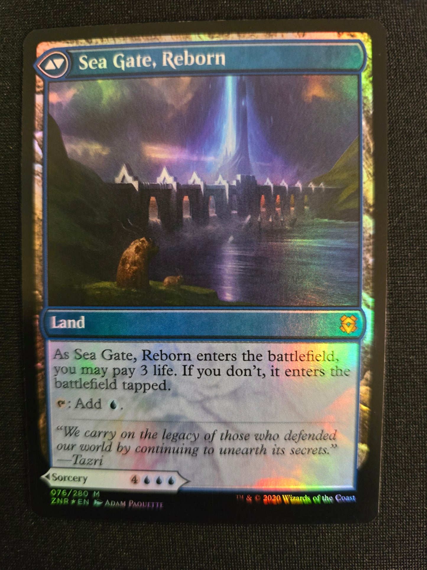 Sea Gate Restoration 076/280 M Zendikar Rising Foil NM