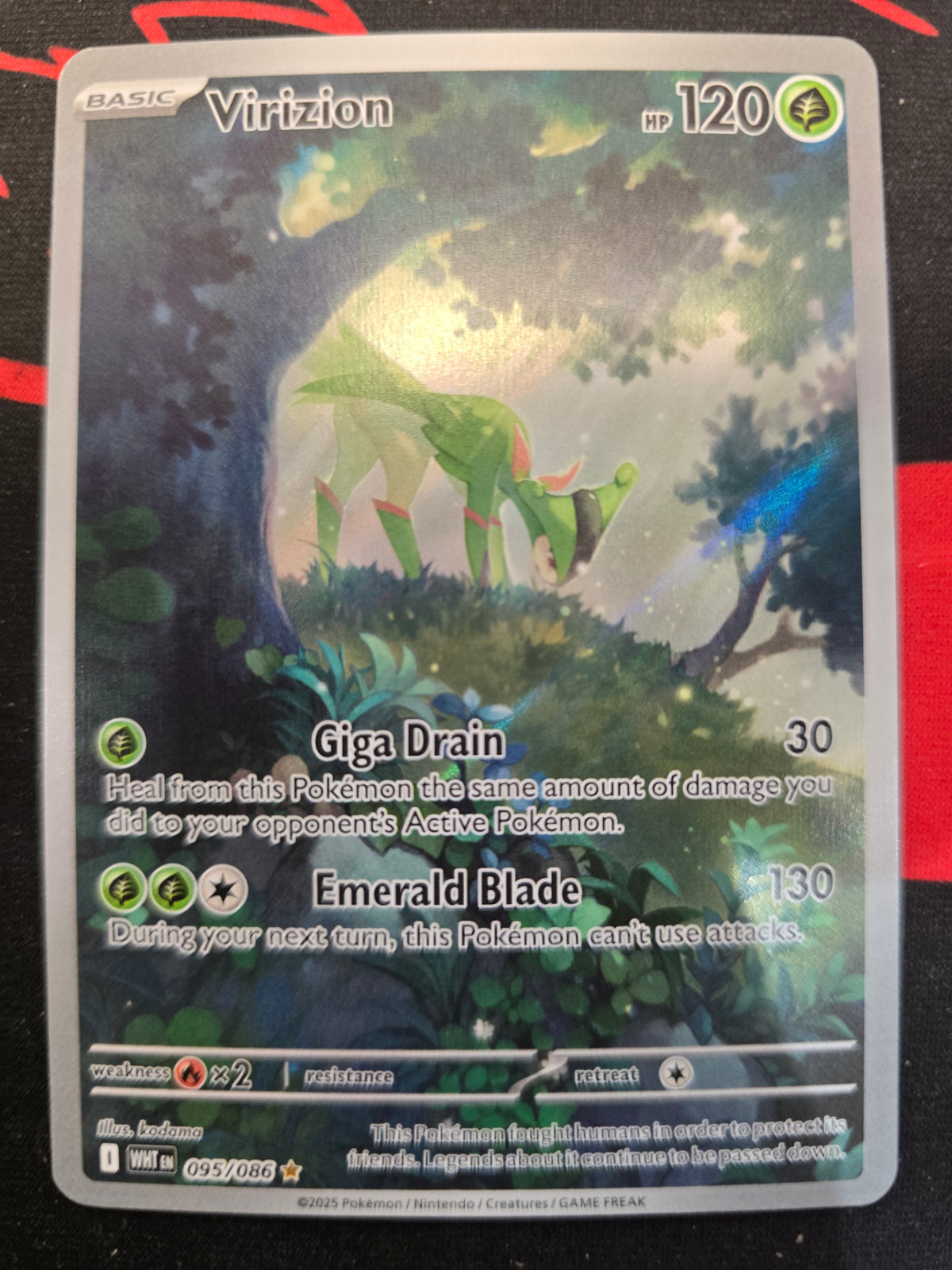 Virizion 095/086 Holofoil NM