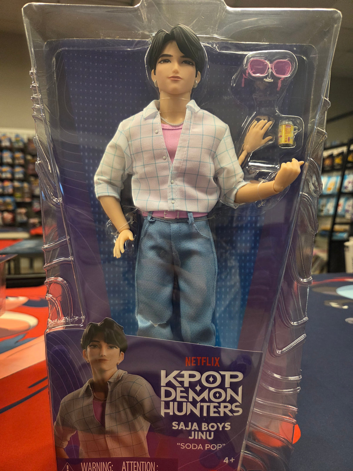 K-Pop Demon Hunters Saja Boys Jinu "Soda Pop" Doll