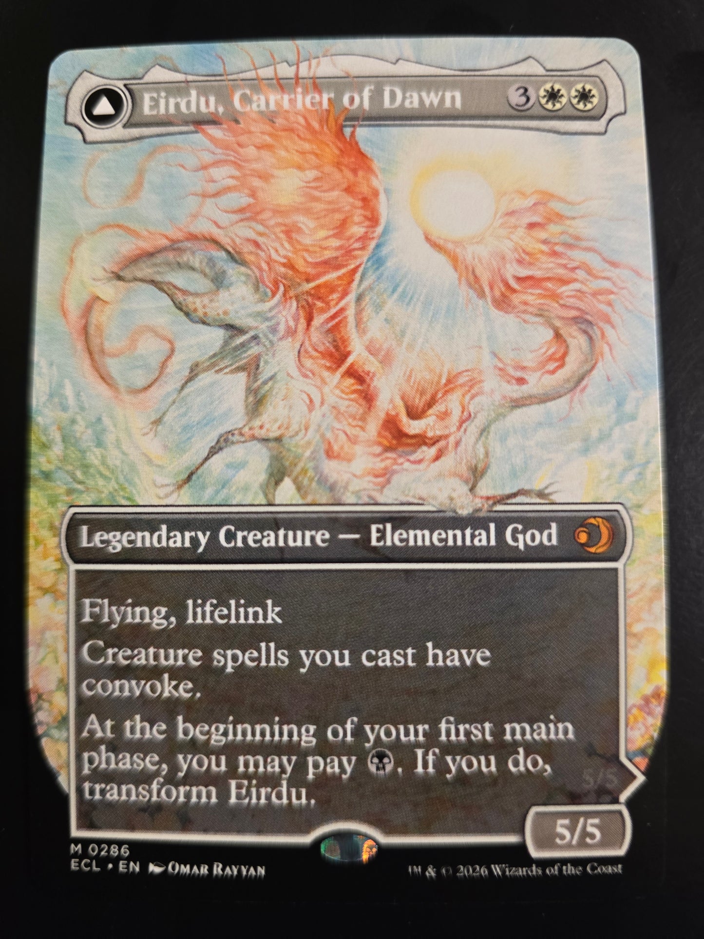 Eirdu, Carrier Of Dawn M 0286 Lorwyn Eclipsed Normal NM