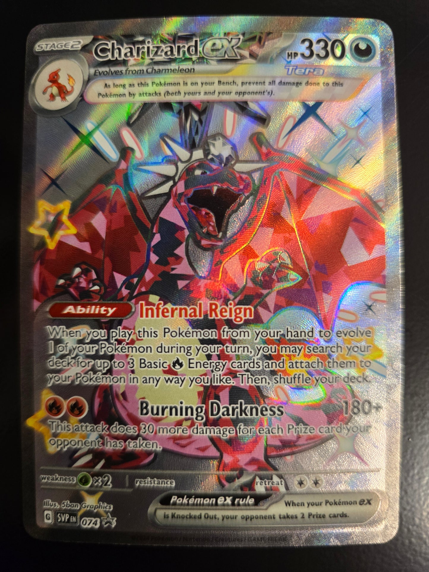 Charizard Ex 074 Scarlet & Violet Promo Cards Holofoil NM