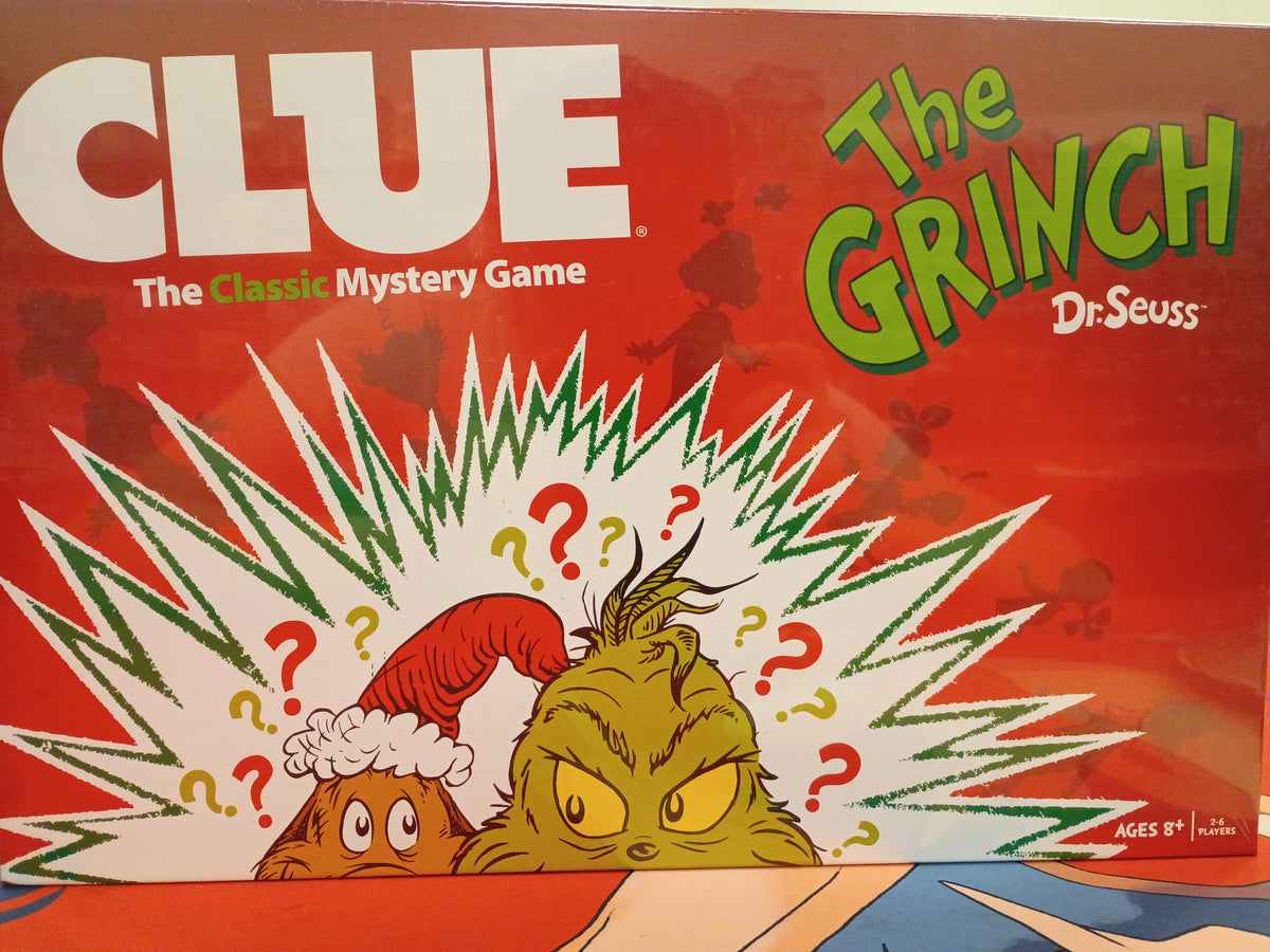 Hasbro Dr. Suess The Grinch Clue Board Game