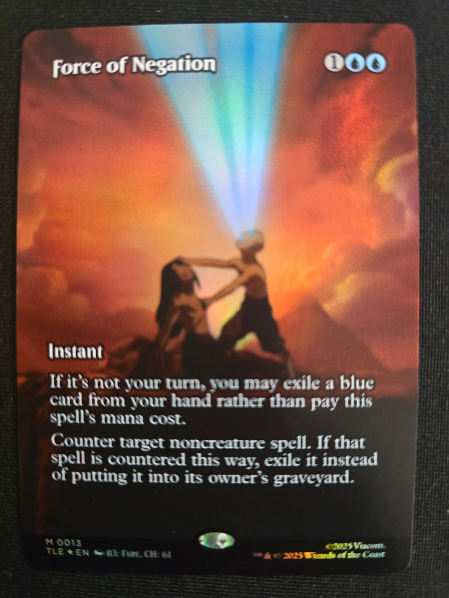 Force Of Negation M 0013 Avatar: TLA: Eternal-Legal Borderless Foil NM