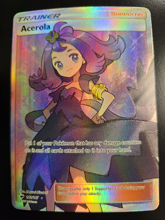 Acerola 142/147 SM Burning Shadows Full Art Holofoil NM