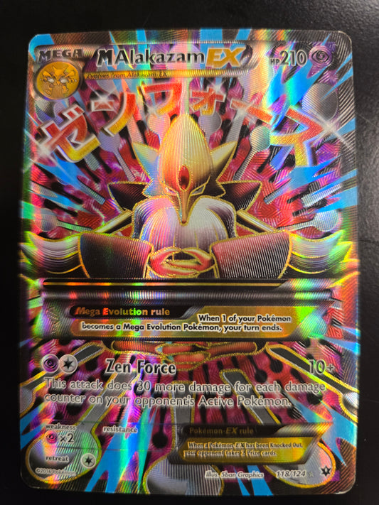 M Alakazam Ex 118/124 XY Fates Collide Full Art Holofoil LP