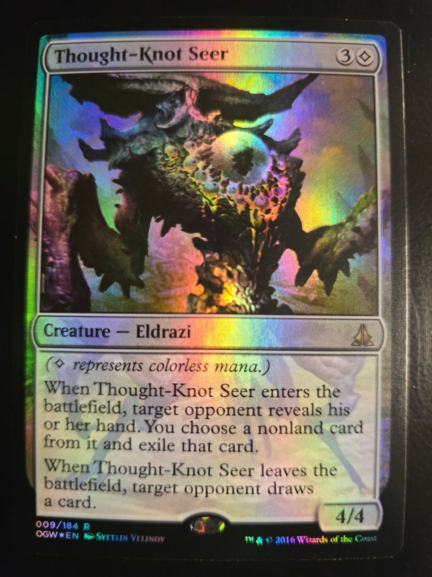 Thought-Knot Seer 009/184 R Oath Of The Gatewatch Foil NM