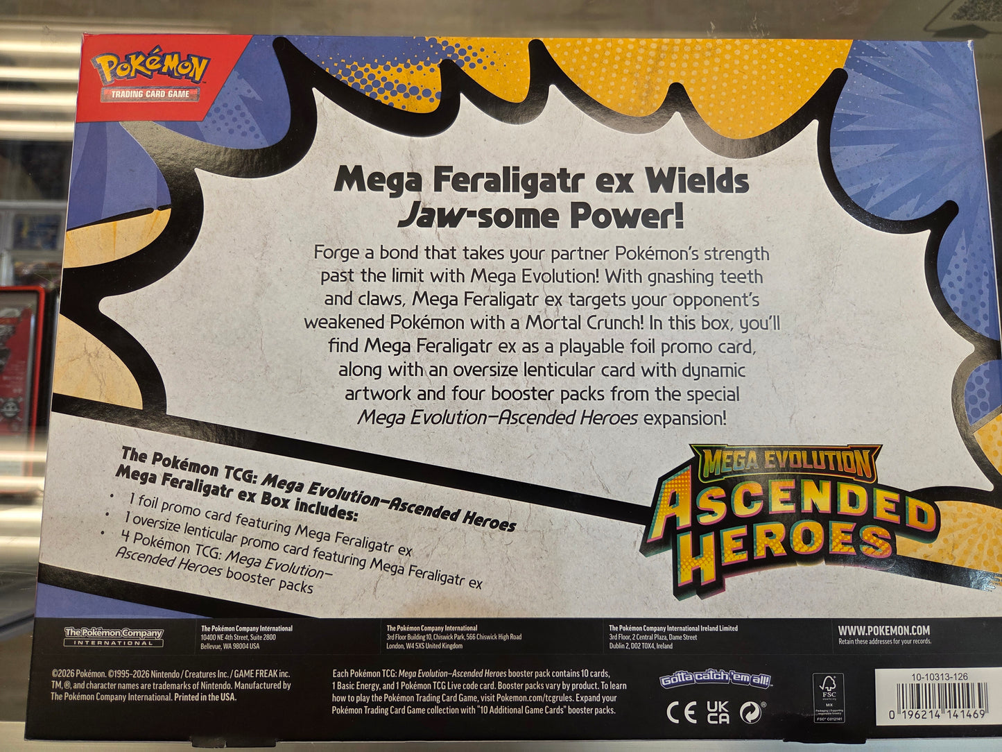 Ascended Heroes Mega Feraligatr Box