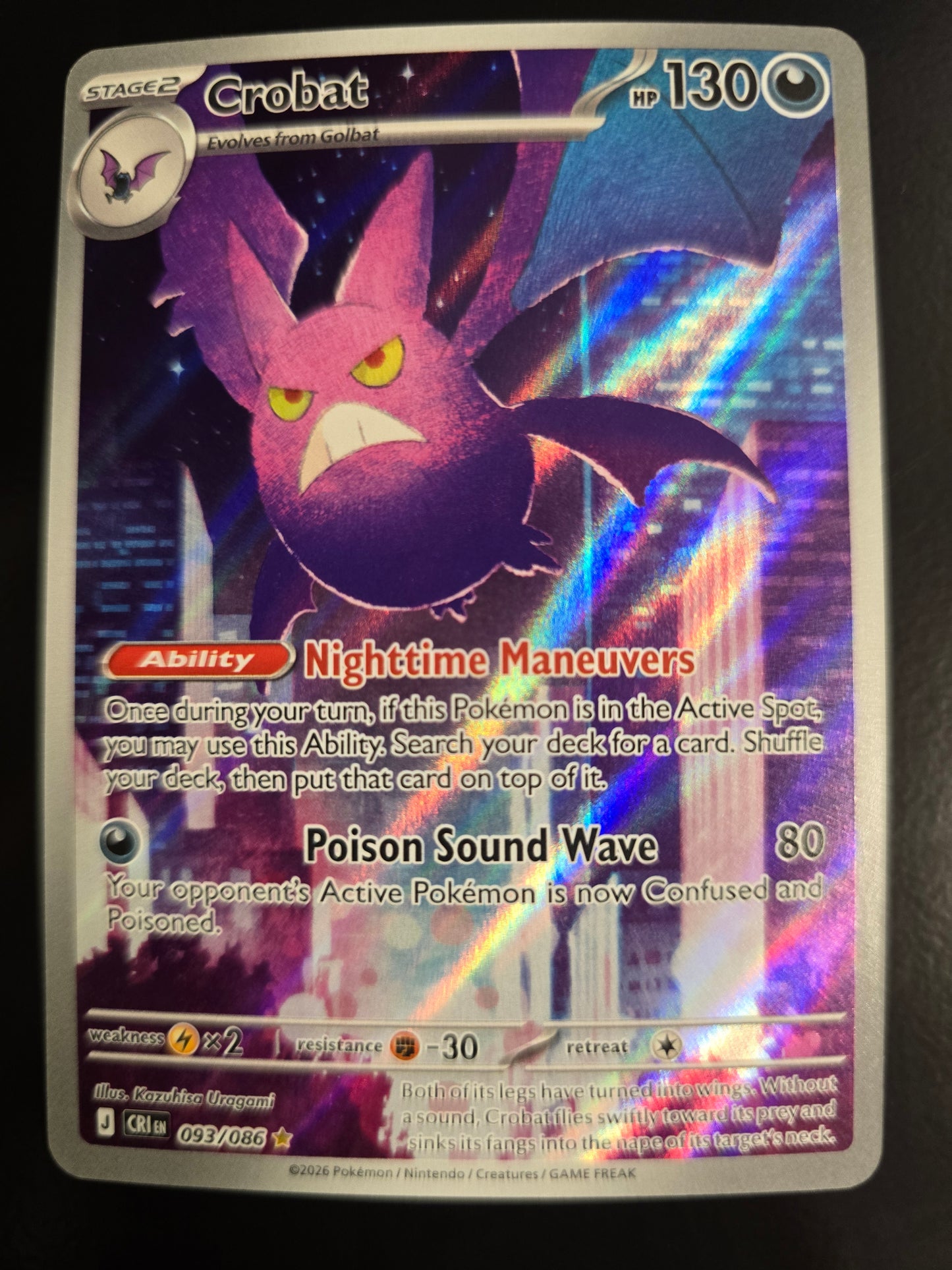 Probation 093/086 Chaos Rising Holofoil NM