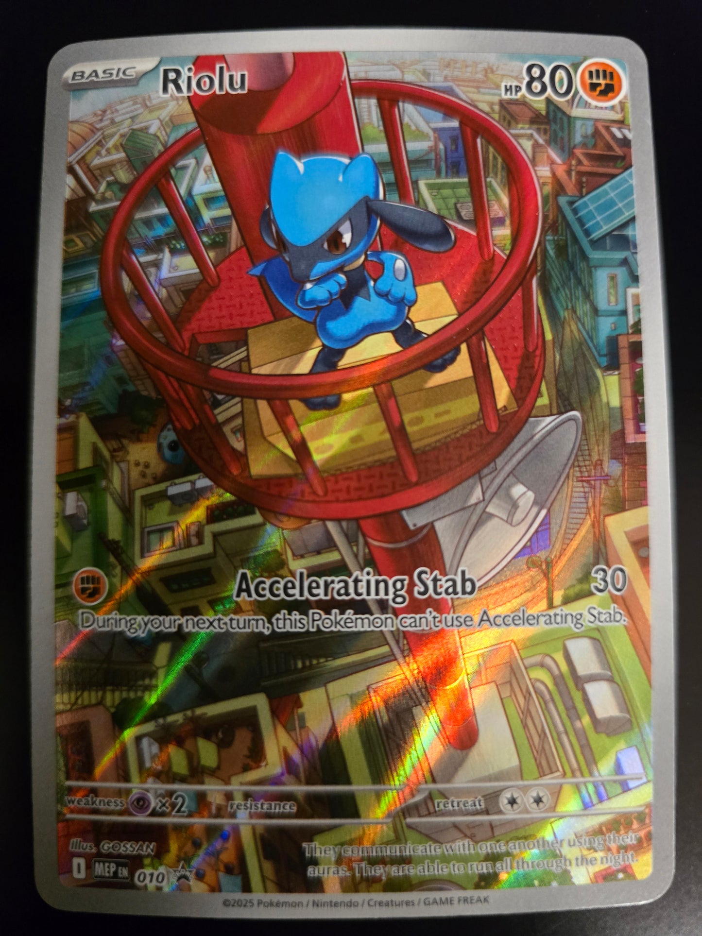 Riolu 010 Mega Evolution Promo Holofoil NM