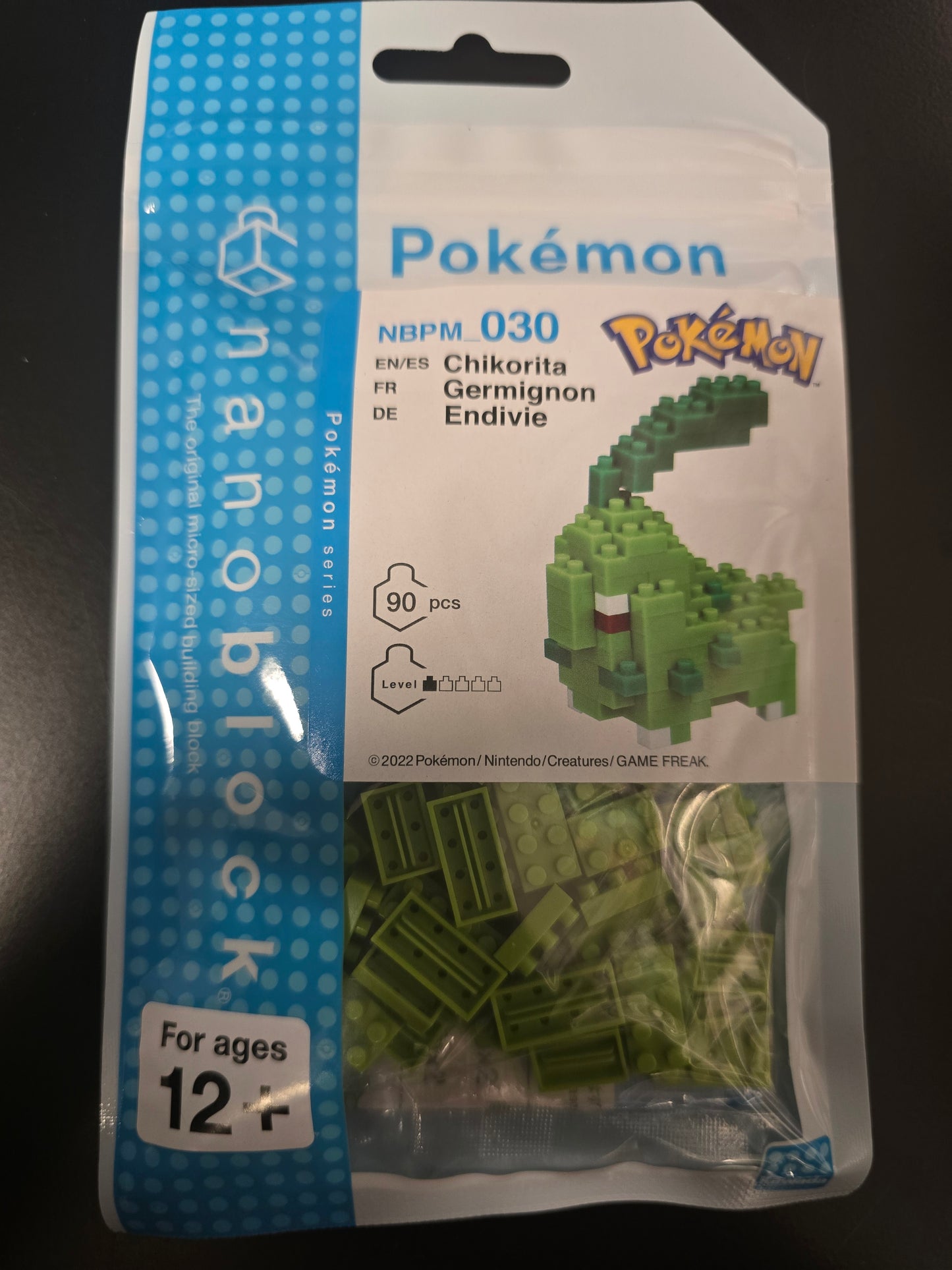 Nanoblock Pokemon Chicorita 90pcs