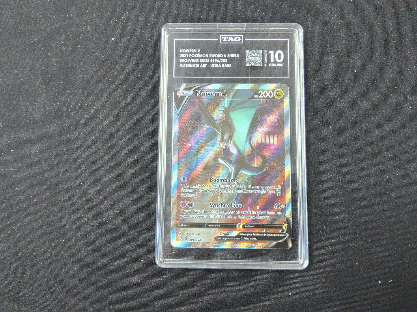 TAG Gem Mint 10 Noivern V #196/203 Alt Art