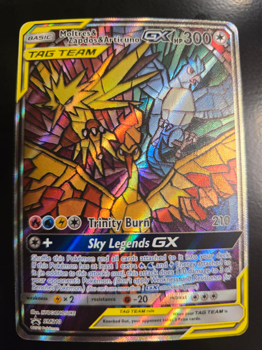 Moltes & Zapdos & Articuno GX SM210 SM Promos Holofoil NM