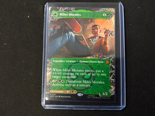 Miles Morales M 0211 Marvel's Spider-Man Borderless NM