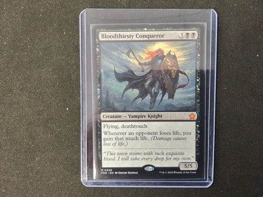 Bloodthirsty Conqueror M 0058 Promo Pack: Edge Of Eternities NM