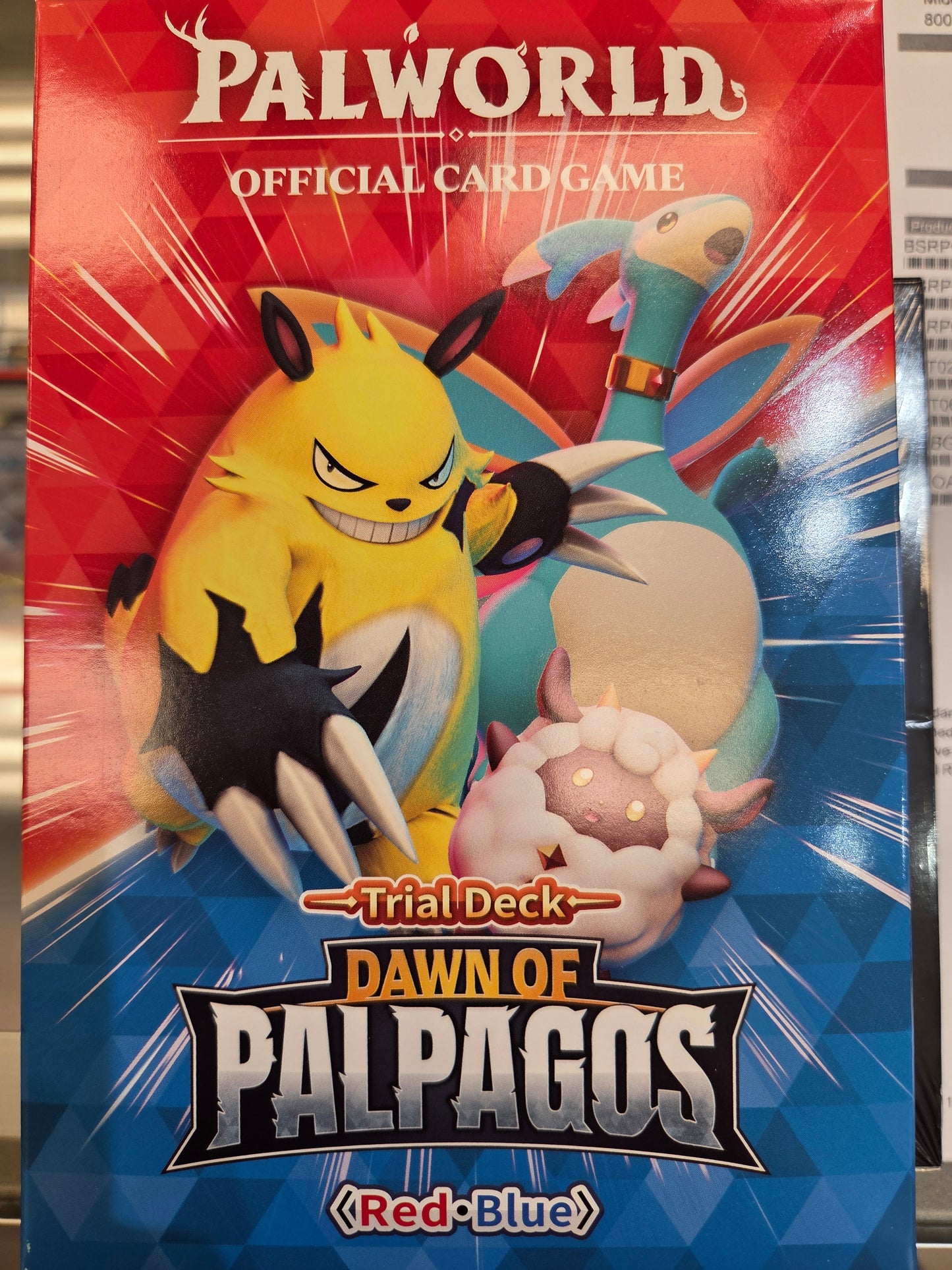 Palworld Trial Deck, Dawn of Palpagos Red & Blue