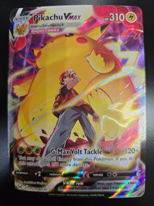 Pikachu VMAX TG17/TG30 Lost Origin TG Holofoil NM