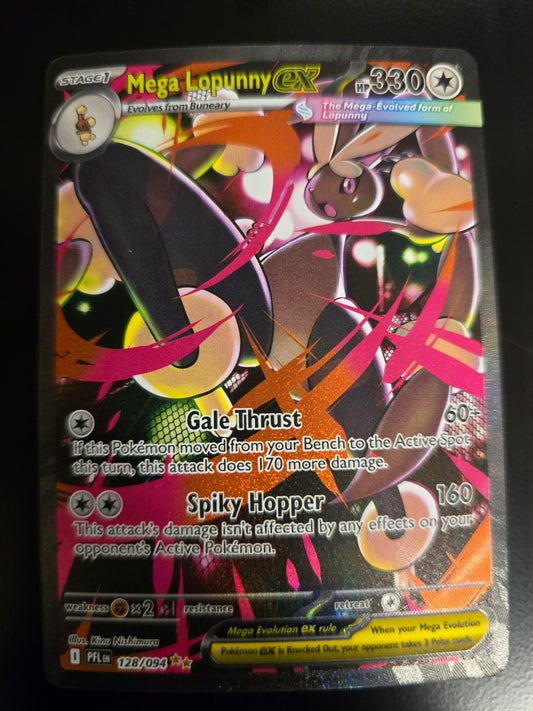 Mega Lopunny Ex 128/094 Phantasmal Flames Holofoil NM