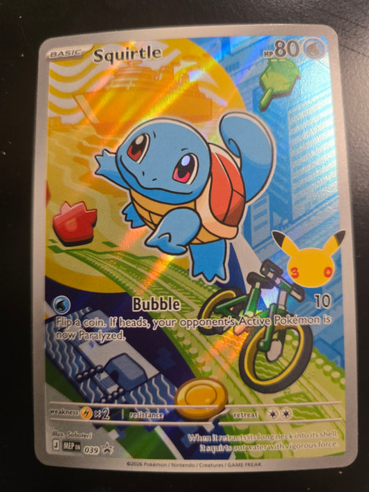 Squirtle 039 Mega Evolution Promo Holofoil NM